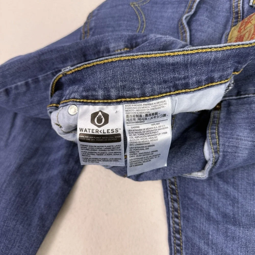 Levis 559 Jeans Mens 38x32‎ Relaxed Straight Classic Fit Blue Denim 100% Cotton